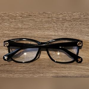 GUCCI GG0374OA Bee Collection Black Eyeglasses Frames
